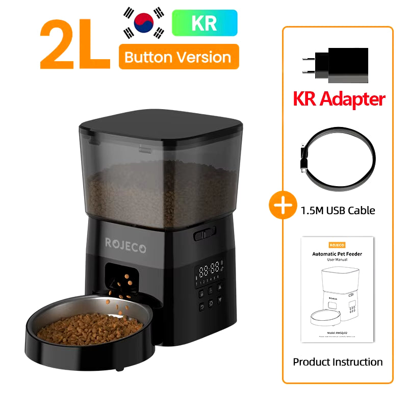 Smart Auto Pet Feeder – Hassle-Free Mealtime, Perfect Portions Every Time