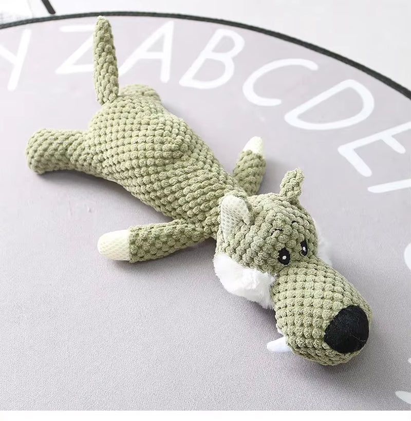 Squeaky Animal Plush Toys – Fun, Teething & Tooth-Cleaning in One